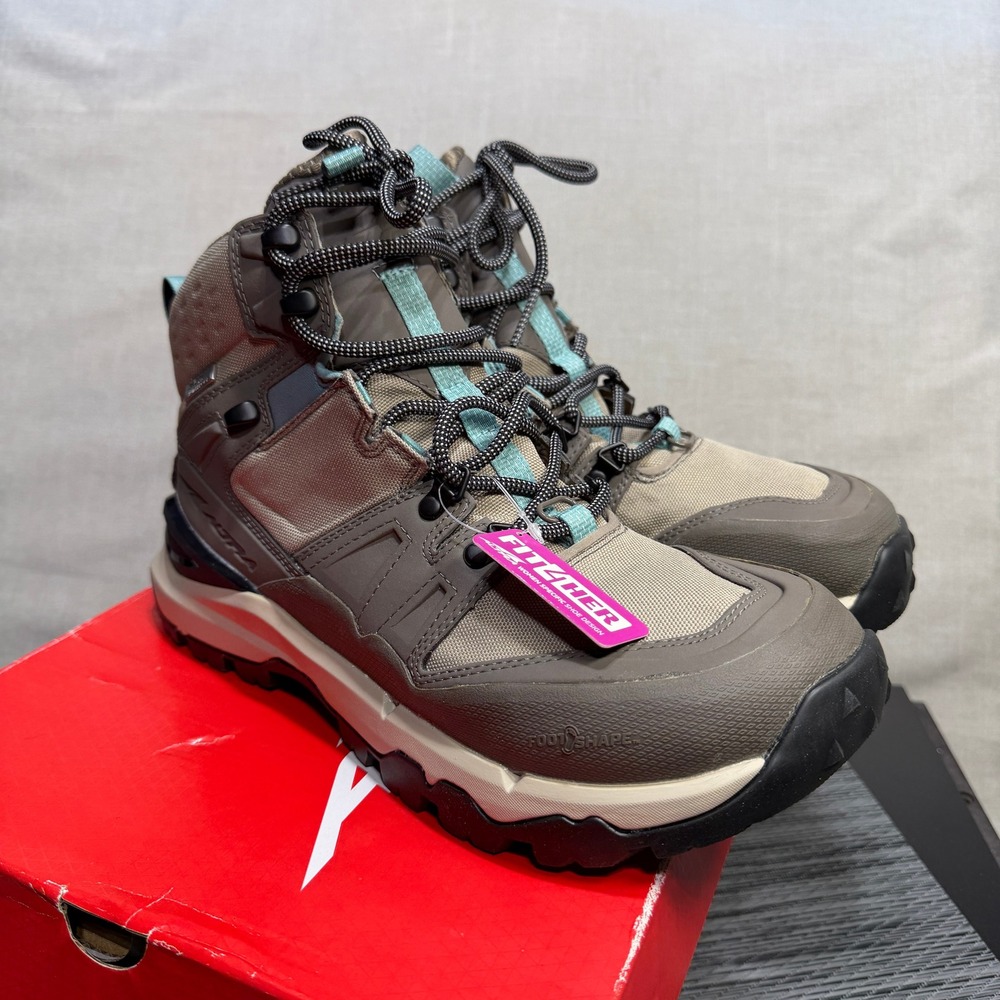 Altra Tushar Event Hiking Boots - Womens 9 - Taupe Waterproof ALW1967H923